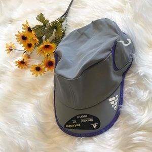 Adidas Women’s Adizero Mil Cap Grey & Purple NWT